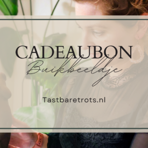 Cadeaubon voor een persoonlijk zwangerschapsbeeldje van Tastbare Trots